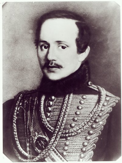Mikhail Yuryevich Lermontov by Kyrill Antonovitch Gorbunov